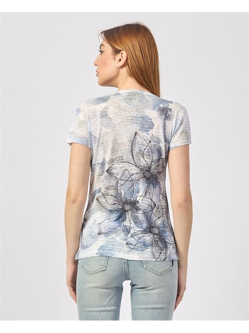 Yes Zee Crew Neck T-Shirt with Sublimation Print YES ZEE | T236-Y3022713